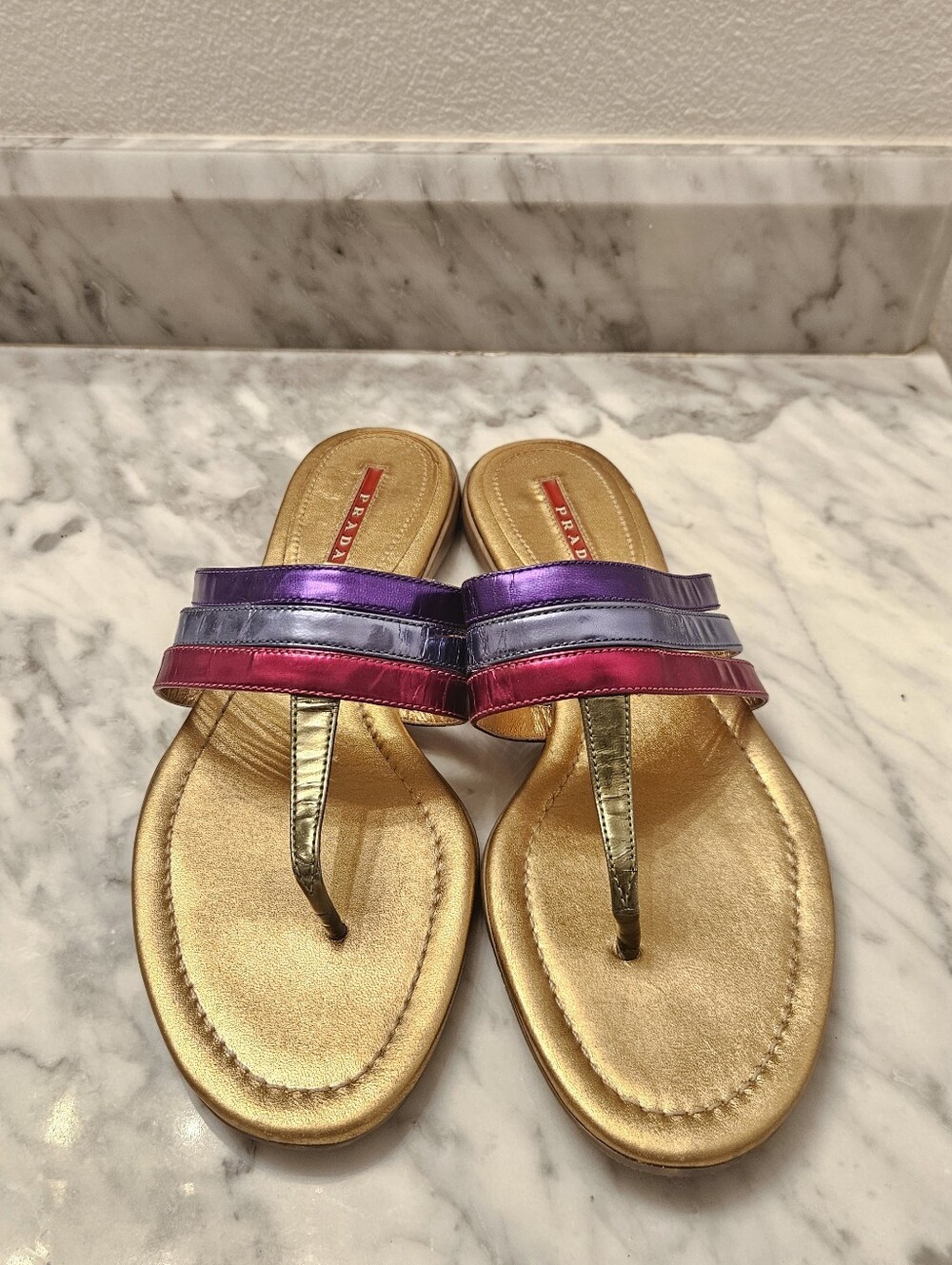 PRADA THONG SANDALS - Picture 4 of 9